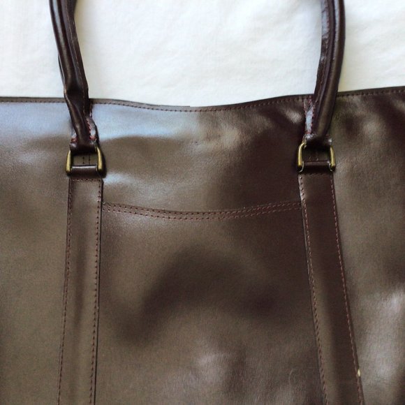 Leather Briefcase / Travel Bag - Picture 2 of 14